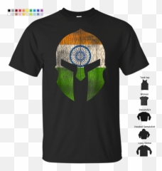 Indian Pride - India Spartan Helmet Tshirt Befine Png,Spartan Helmet Png