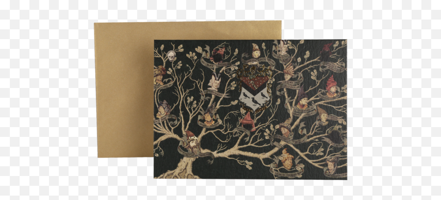 Black Family Tree Tapestry Notecard Harry Potter Shop - Black Family Tree Tapestry Png,Tapestry Png