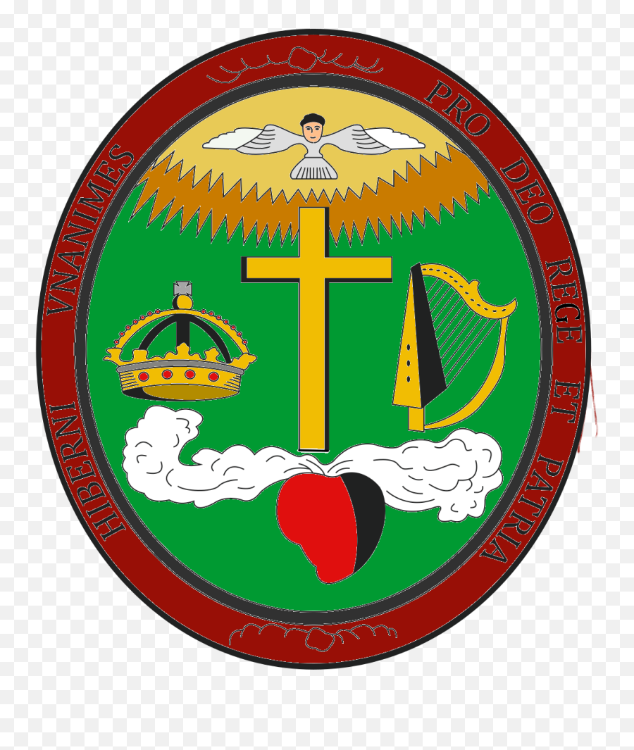 Filecolorized Confederate Ireland Sealpng - Wikimedia Commons Emblem,Irish Png