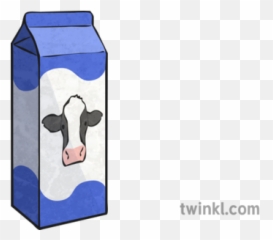 Carton Of Milk Illustration - Twinkl Brique De Lait png