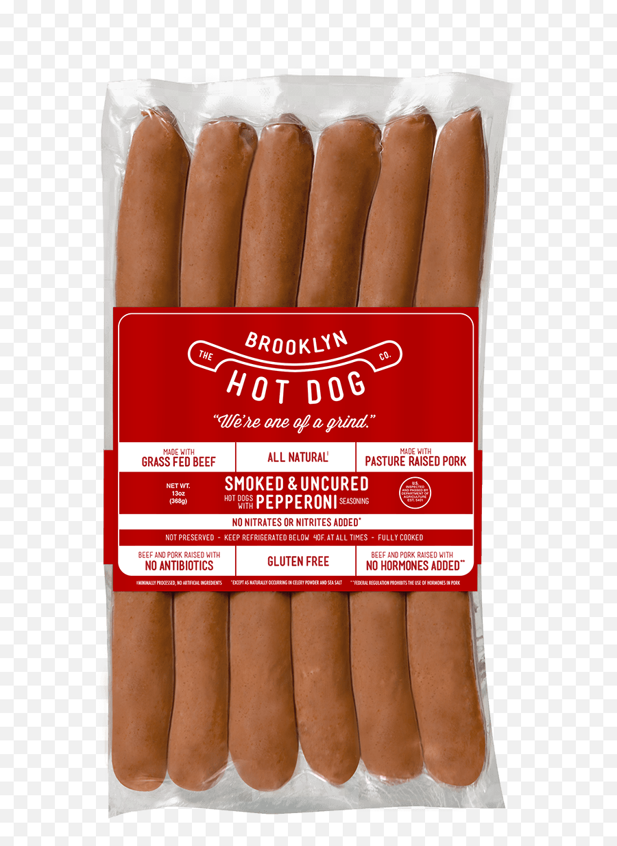 Pepperoni Dog U2013 The Brooklyn Hot Company - Pack Of Hot Dogs Png,Hot Dog Png