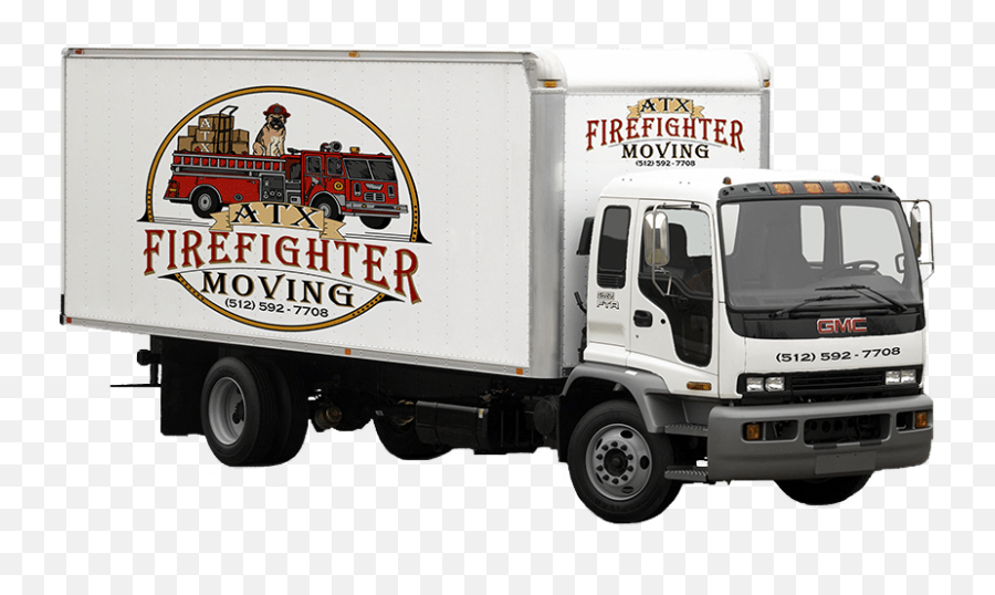 Atx Firefighter Moving - Firefighter Movers In Austin Tx White Transport Van Png,Moving Truck Png