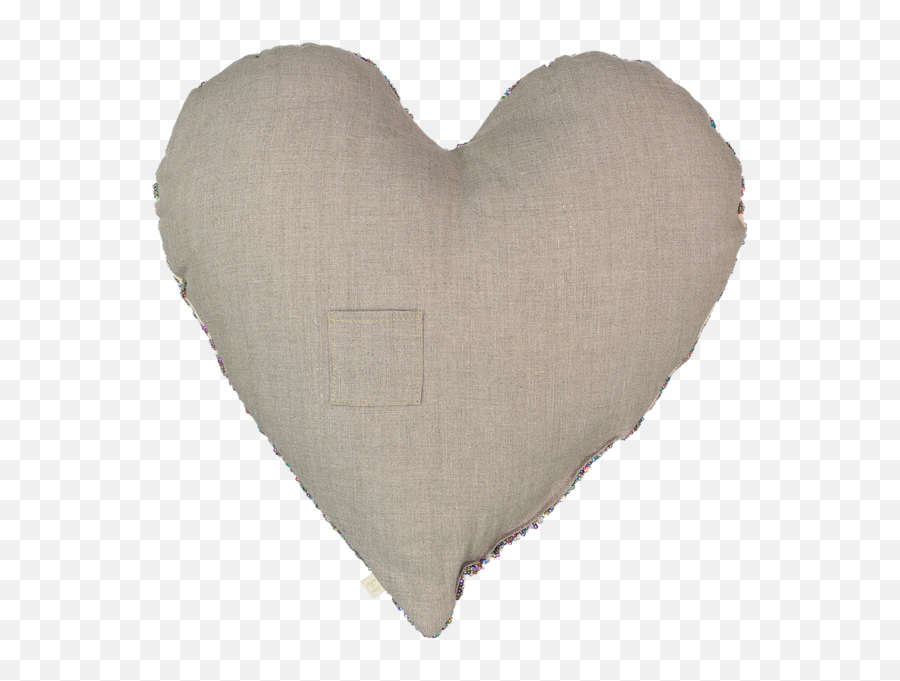 Heart Sequins Pillow In Rainbow - Solid Png,Rainbow Heart Png