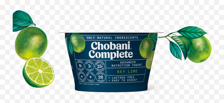 Chobani Complete Key Lime Cup - Sweet Lemon Png,Lime Transparent