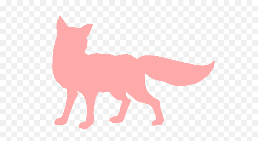 Download Fox Silhouette With Transparent Background Png - Fox Silhouette Transparent,Fox Transparent Background