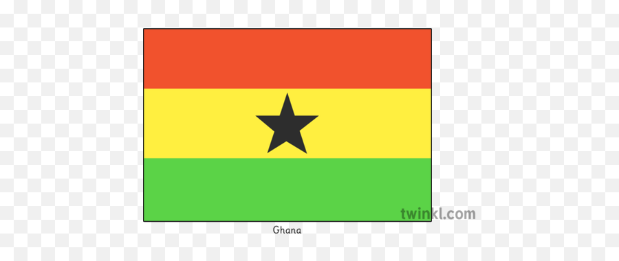 Ghana Flag 1 Illustration - Ghana Flag Icon Png,Ghana Flag Png