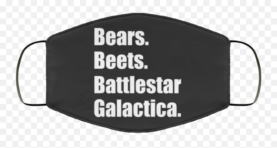 Bears Beets Battlestar Galactica Face Mask Png Logo