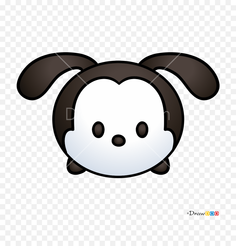 How To Draw Oswald Disney Tsum - Dot Png,Tsum Tsum Logo
