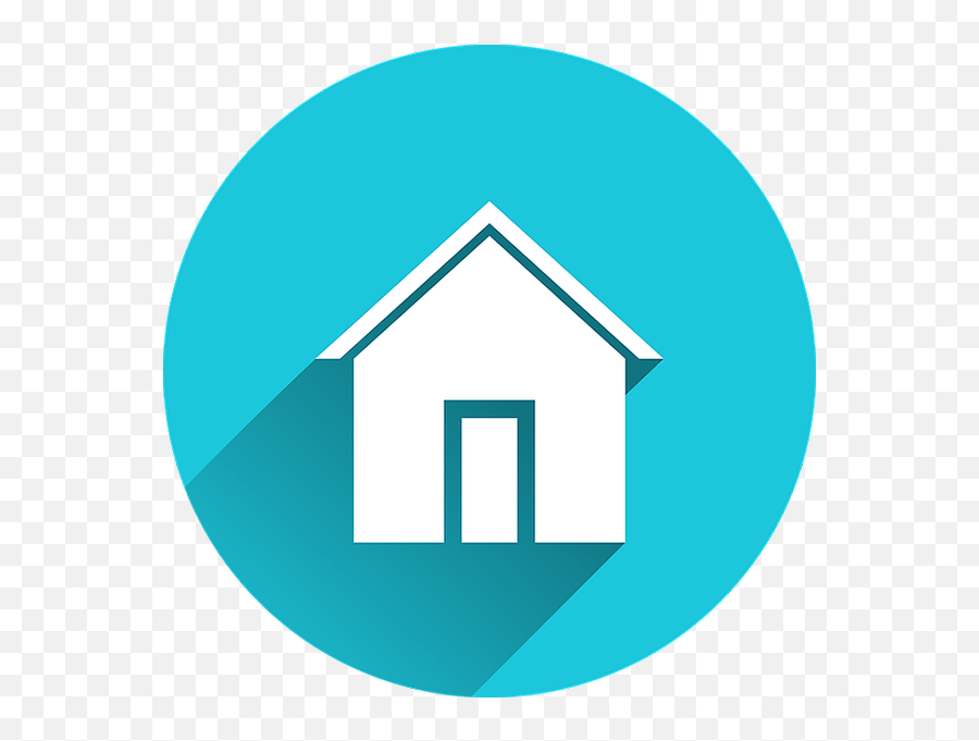 blue house icon