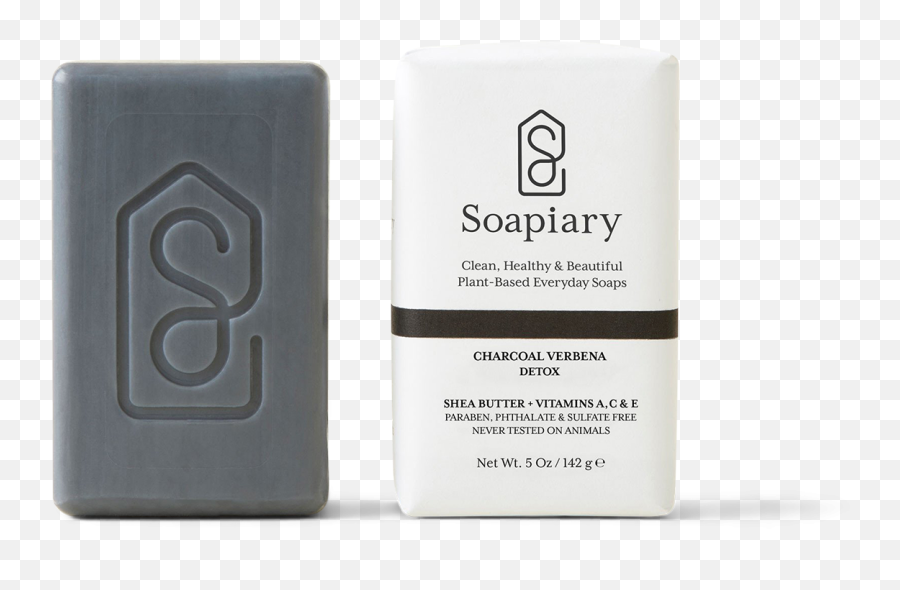 Charcoal Verbena Detox Soap - Solid Png,Dove Soap Logo