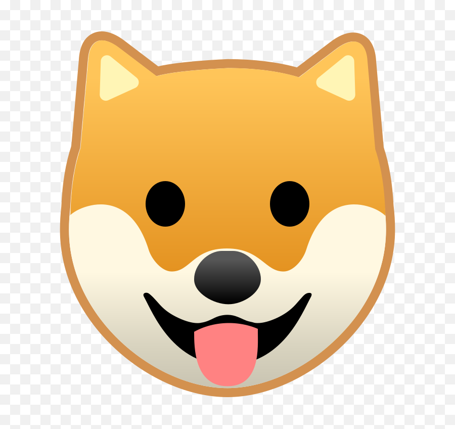 Dog Face Emoji - Dog Emoji Png,Thinking Face Emoji Png