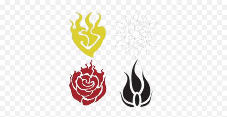 Rwby Badges 1 Theme Plaza - Ruby Rose Png,Rwby Transparent