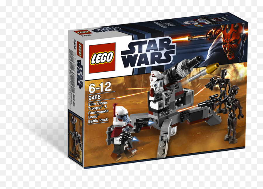 9488 Elite Clone Trooper U0026 Commando Droid Battle Pack - Old Lego Star Wars Battle Packs Png,Clone Trooper Png