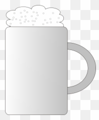 Beer Mug Cup Foam Transparent Cartoon - Jingfm Dot png