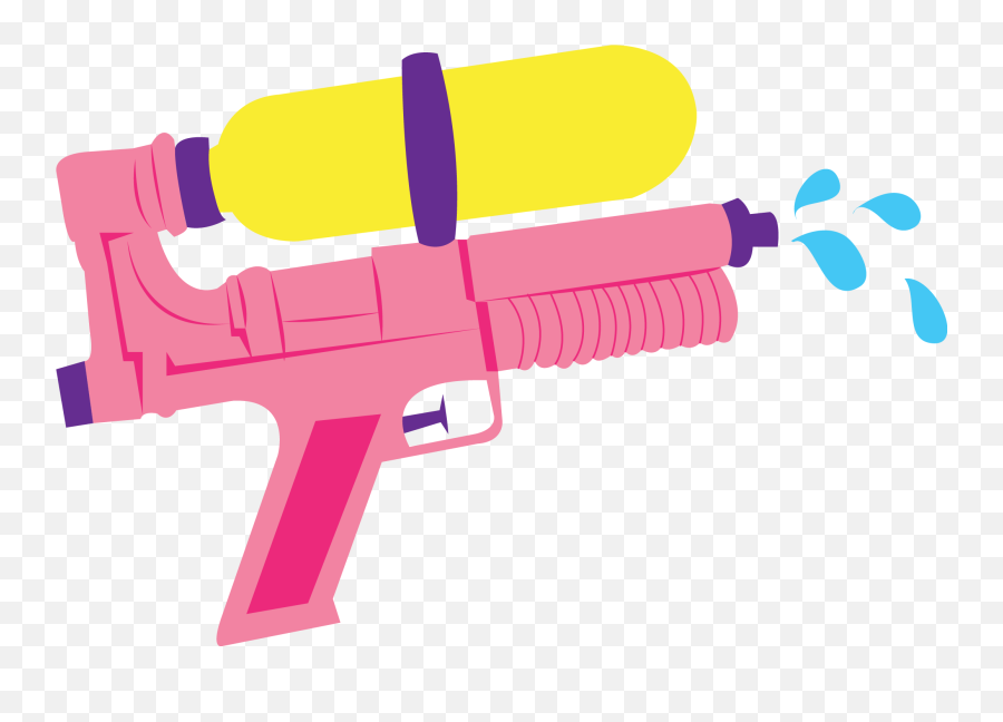 Water Gun Clipart Png - Water Gun Clipart Png,Squirt Gun Png
