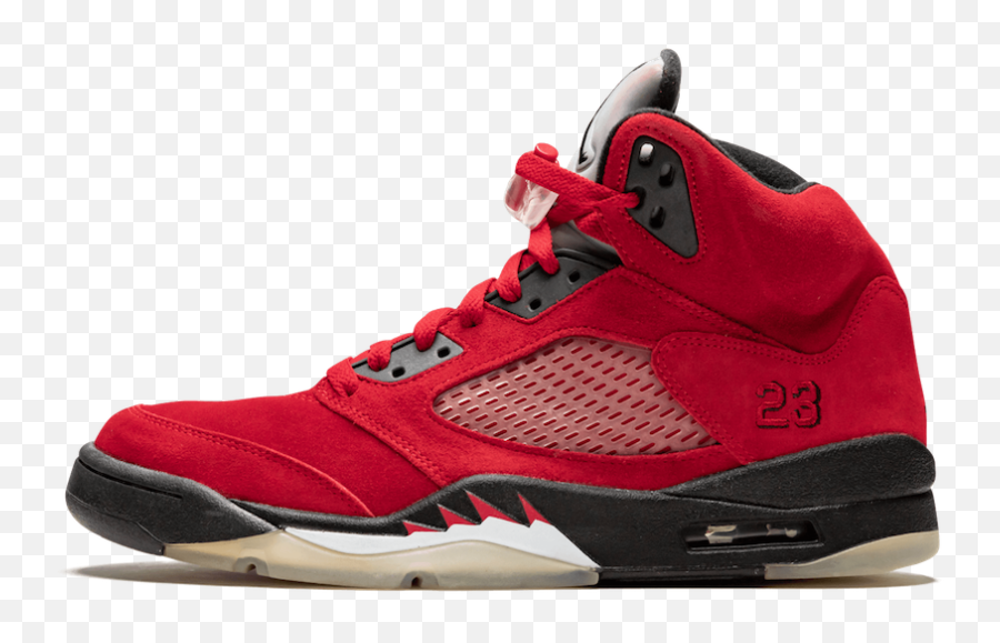 Air Jordan 5 - Sneaker Freaker Jordan 5 Raging Bull Png,Jordan Shoe Png