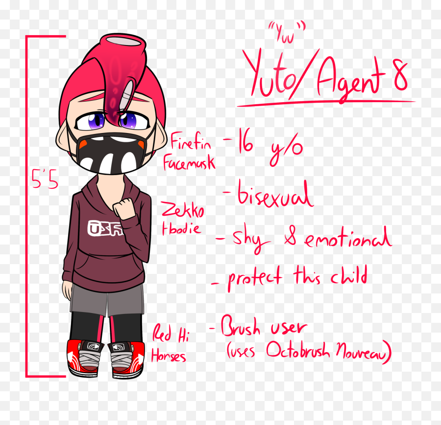 Splatoon Ocs Book - Agent 8yuto Yuu Wattpad Splatoon 2 Agent Oc Png,Splatoon Logo Font