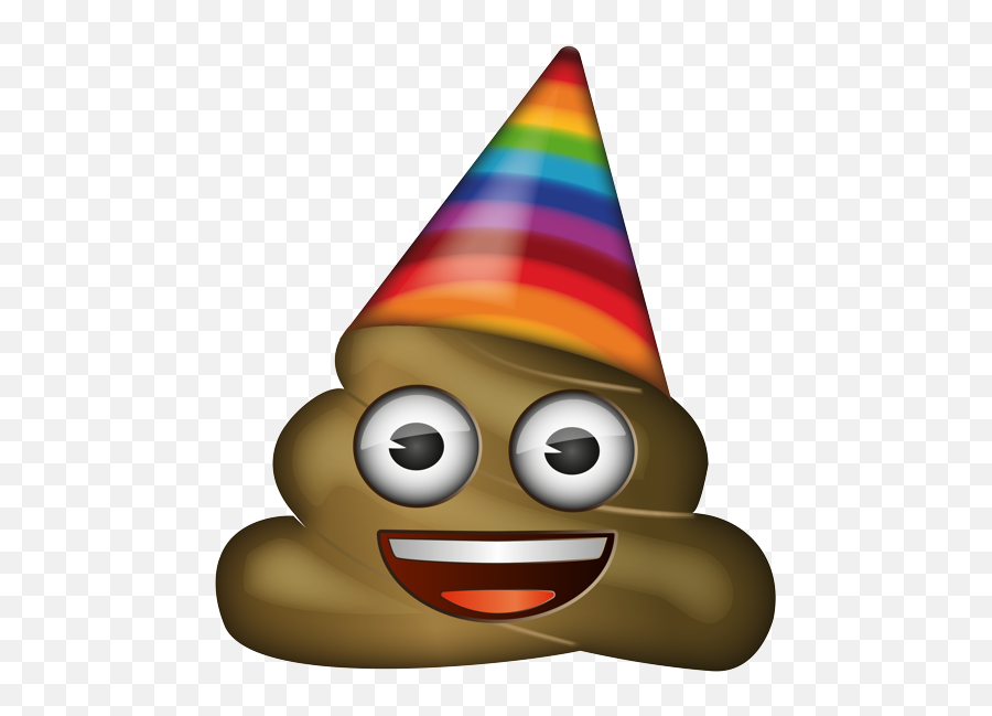 Emoji U2013 The Official Brand Party Hat Poo - Exploding Head Poop Emoji Png,Party Hat Transparent