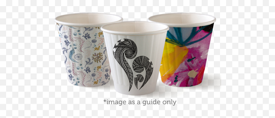 Biocup Double Wall - Art Series 8oz 90mm Box Of 1000 Ceramic Png,Double Cup Png