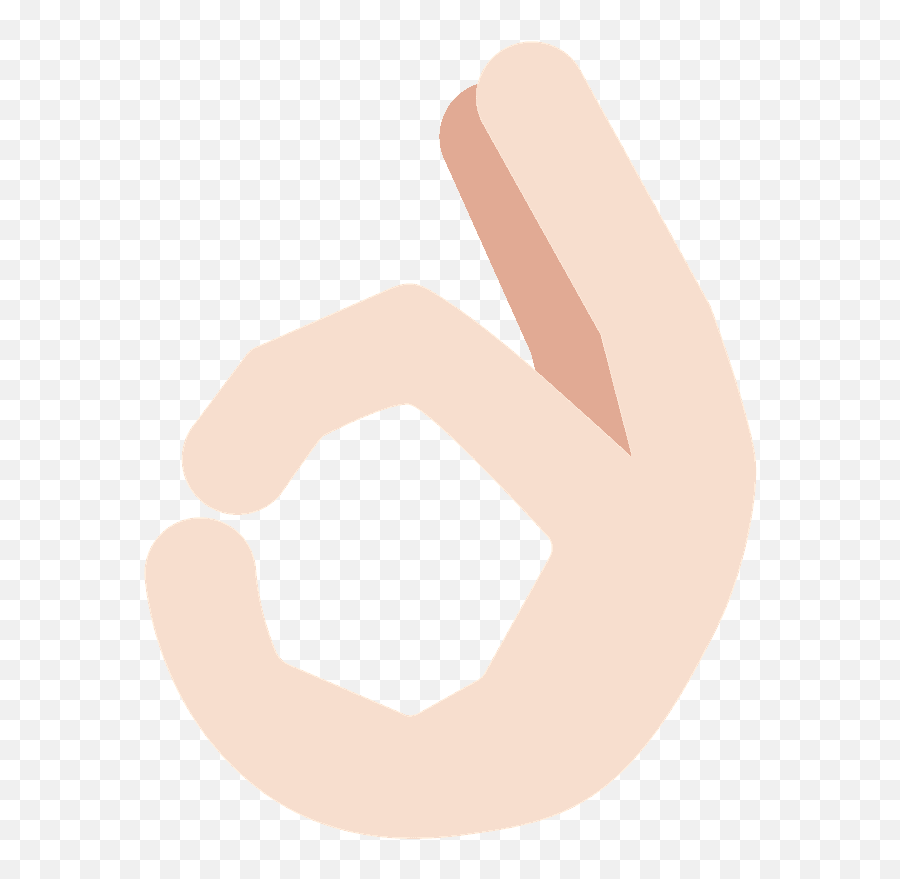 Ok Hand Emoji Clipart - Sign Language Png,Ok Hand Sign Transparent