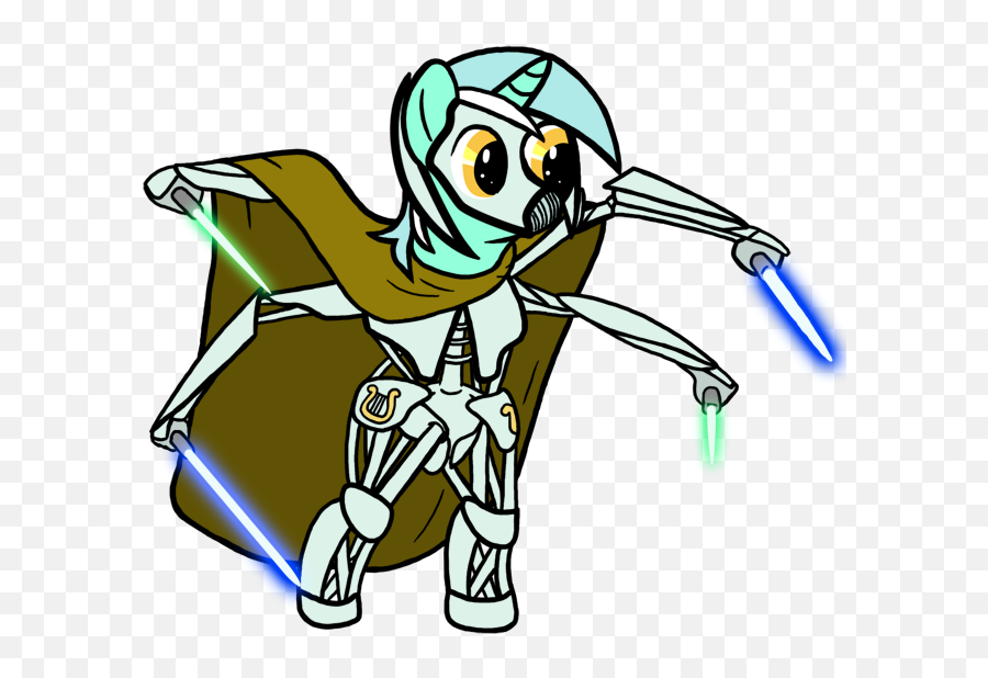 Download Hd Crossover General Grievous - Star Wars General Grevious Cute Png,General Grievous Png