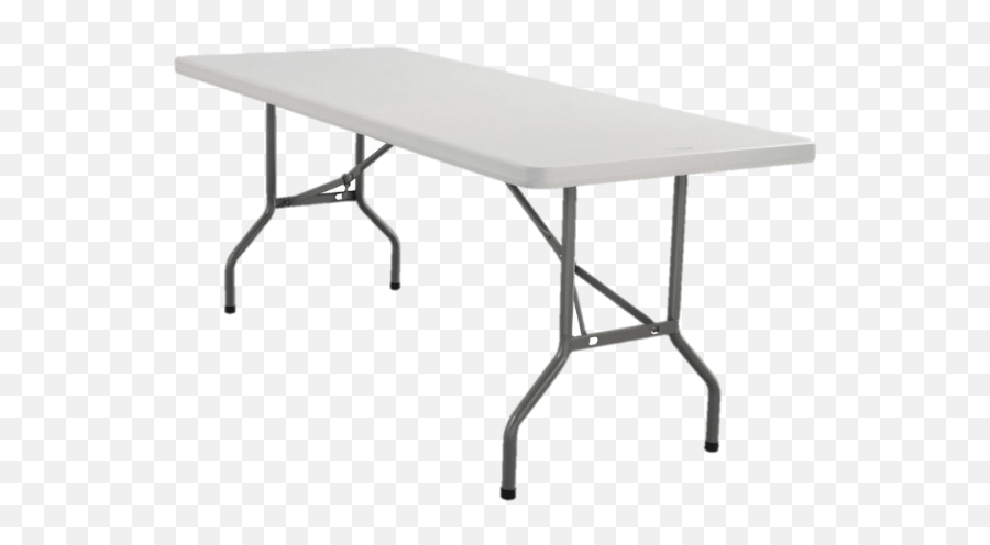 Folding Table Png Transparent - Rectangular Folding Table,White Table Png