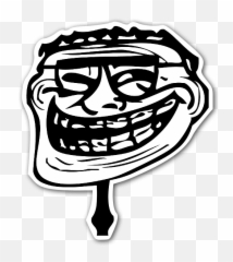 Download Hd Happy Meme With Glasses - Troll Face png