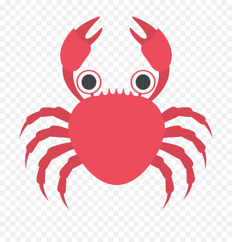 Crab Clipart Water - Crab Emoji Transparent Png,Water Emoji Transparent