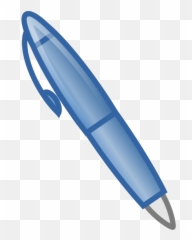 Ball Blue Pen Icon Png Pnglib U2013 Free Library - Clipart