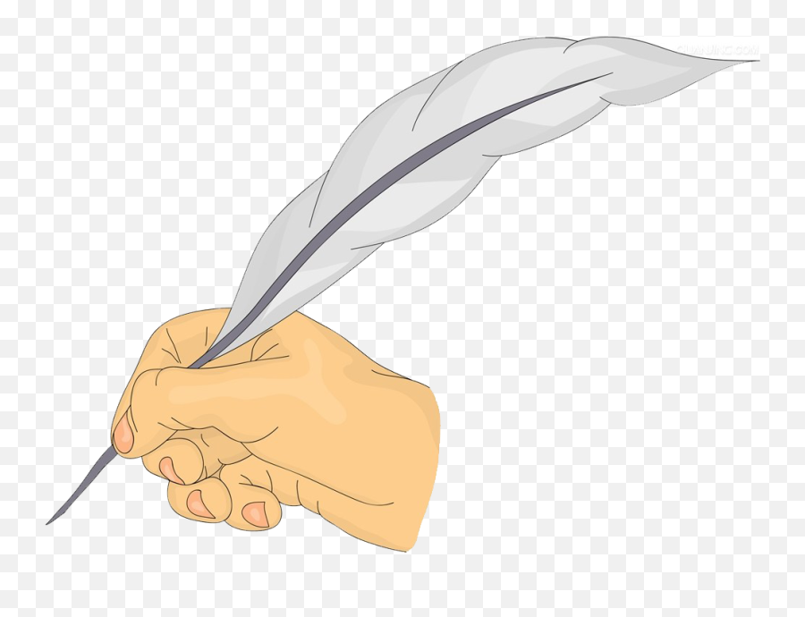 Arm Drawing Pen - Quill Hand Writing Png Transparent,Hand Transparent Png