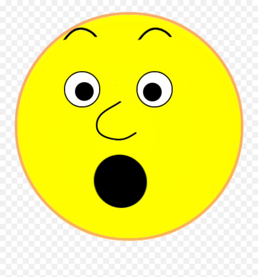 Scared Face Smiley Clipart 2 Png - Clipartix Shock Smiley With Black Background,Scared Emoji Png