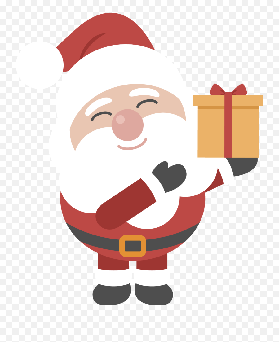 Claus Christmas Vector Santa Graphics - Santa Claus Animation Png,Christmas Vector Png