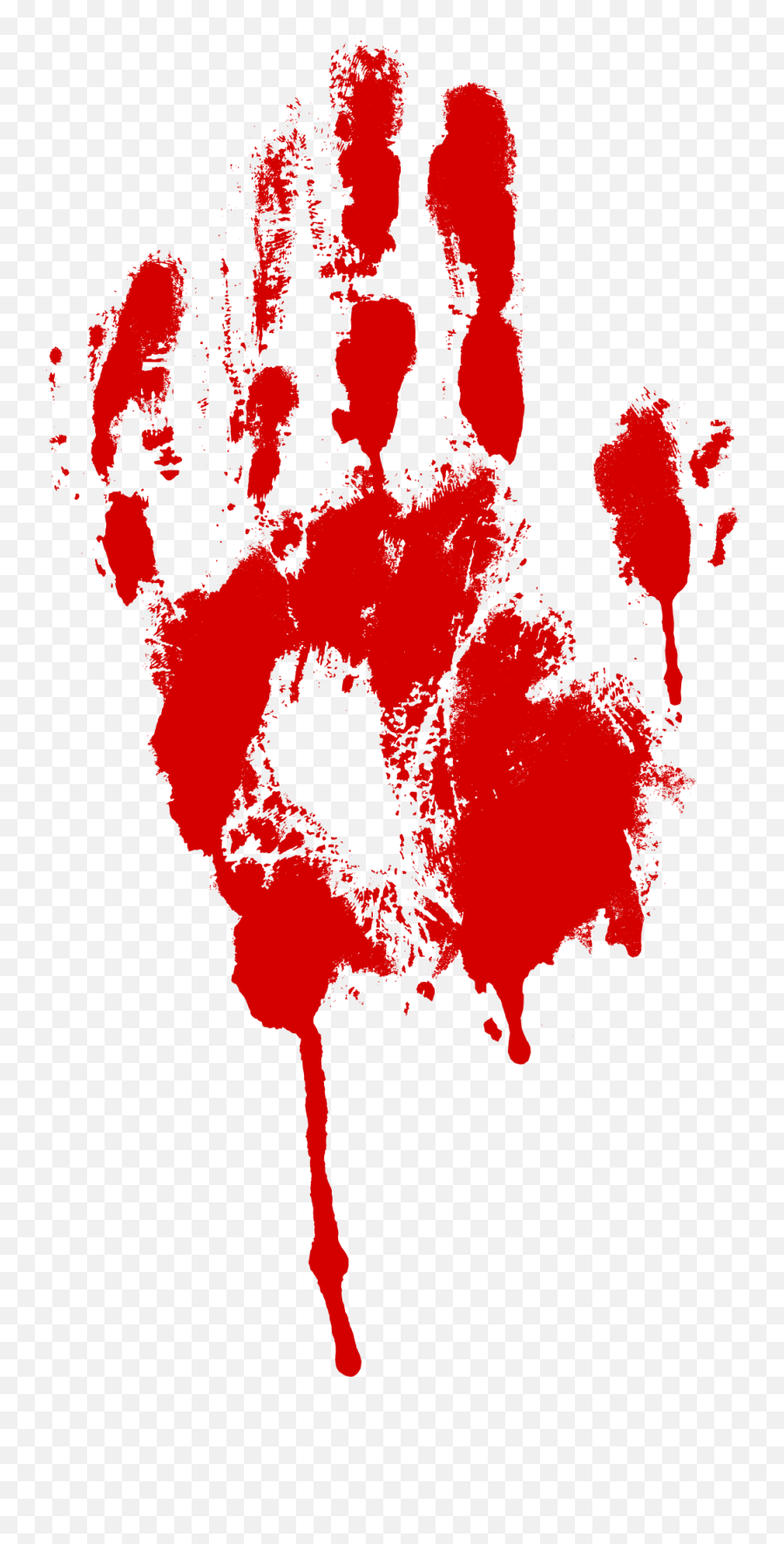 5 Red Bloody Handprint Transparent - Bryann Trejo Red Letters Png,Blood Hand Png