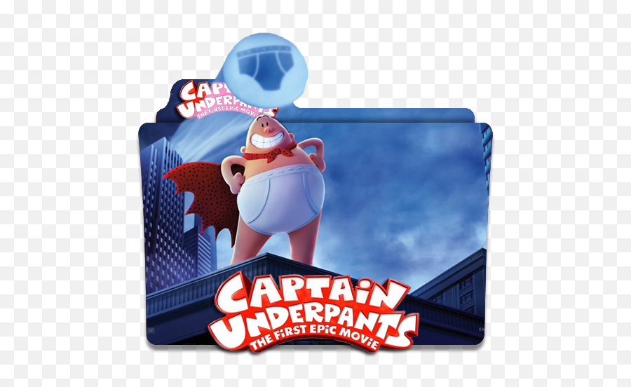 The First Epic Movie 2017 Folder Icon - Designbust Captain Underpants The First Epic Movie Png,Get Epic Icon