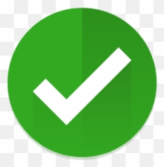 Round Check Mark Icon Transparent Background Cutout Png - Complete Icon Transparent Background