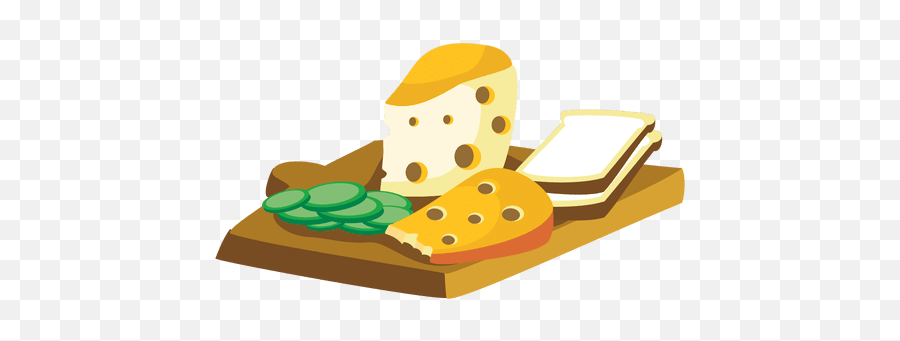 Cheese Bread Cartoon - Transparent Png U0026 Svg Vector File Bread And Cheese Cartoon,Cheese Transparent