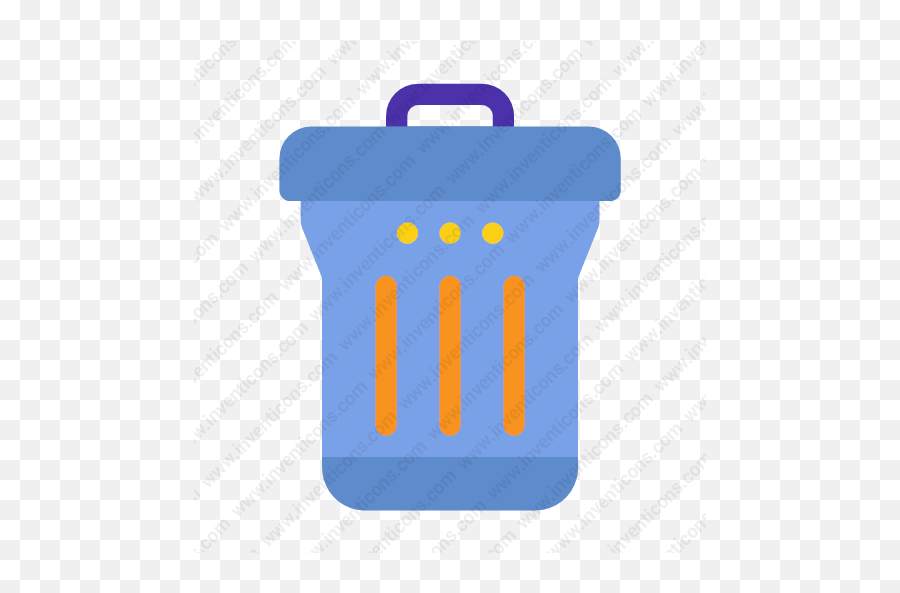 Download Trash Bin Vector Icon Inventicons - Waste Container Png,Trashbin Icon