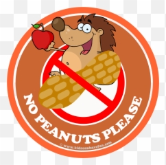 Nut Clipart Bag Peanut Transparent Free For - Peanut Free Table Sign Png,Peanut Transparent