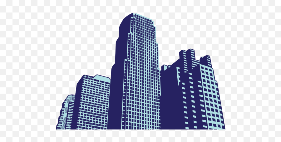 Skyscrapers Wall Sticker - Tenstickers High Rise Building Icon Png,Skyscrapers Png