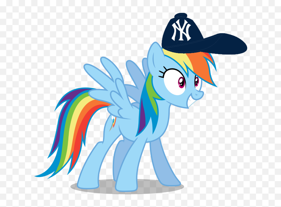 Yankees Hat Png - Rainbow Dash Images Rainbow Dash Wearing A Rainbow Dash Exe,Yankees Png