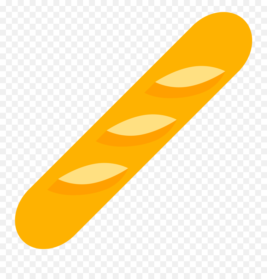 Baguette Png Vector Clipart - Skateboard Deck,Baguette Png