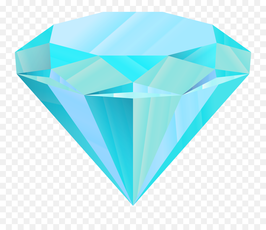 Blue Diamond Clipart Png Minecraft Diamonds
