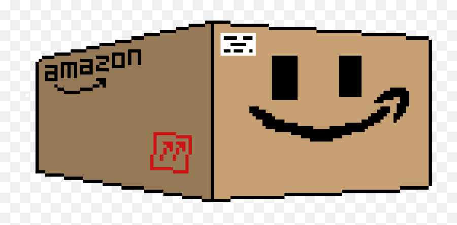 Amazon Smile Box - Amazon Box Pixel Art Png,Amazon Smile Png