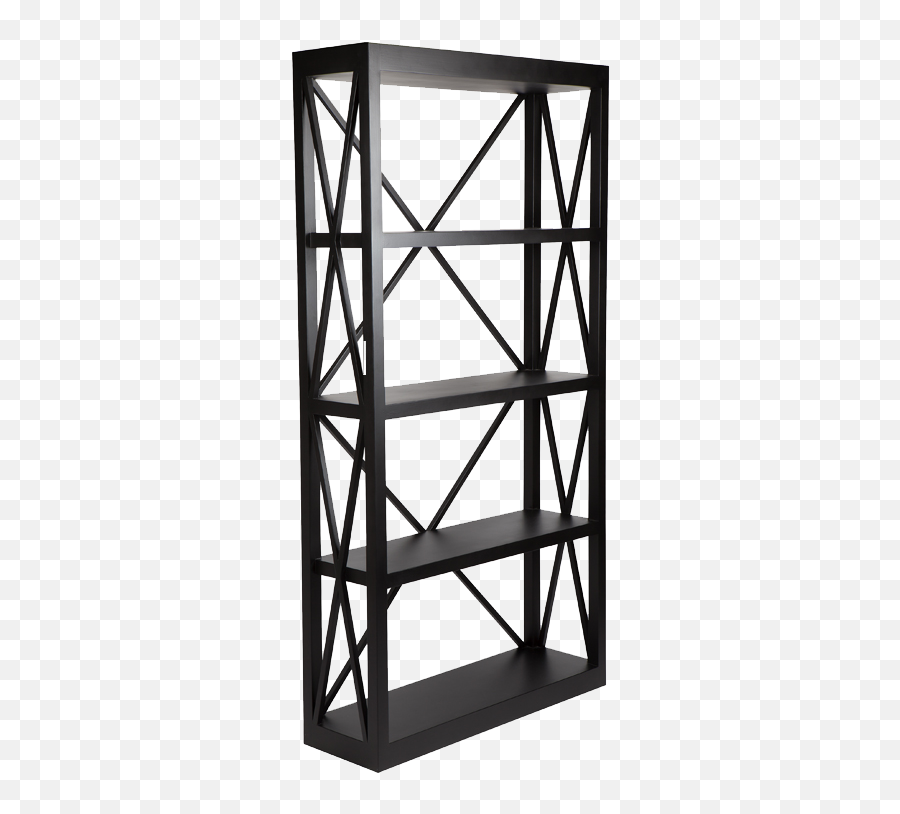 Frejac Bookcase Black - Ashley Furniture Bookcase Wood And Metal Png,Bookcase Png