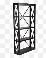 Frejac Bookcase Black - Ashley Furniture Bookcase Wood And Metal Png,Bookcase Png