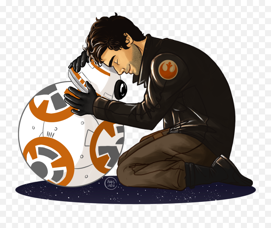 Poe And Bb8 Discovered By Timetraveller - 8 Png