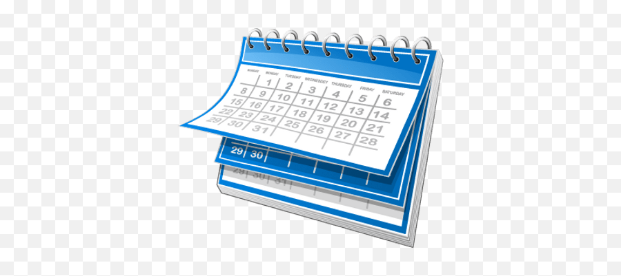 Blue And White Calendar Transparent Png - Calendar Clipart Transparent Background,Calendar Png