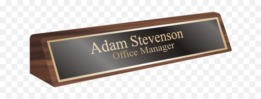 Desk And Wall Name Plates - Wood Png,Name Plate Png