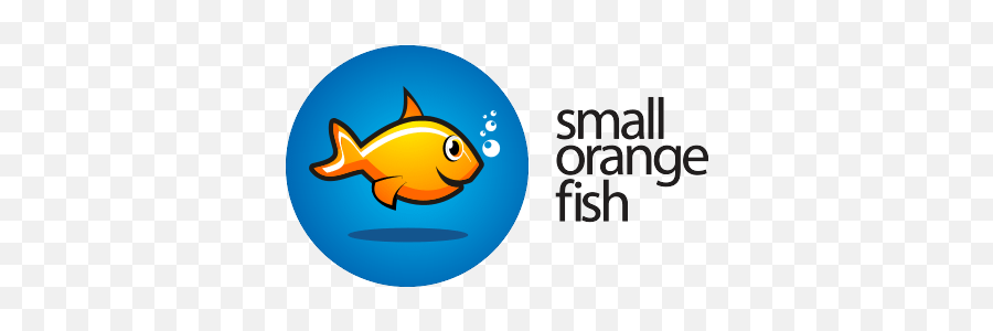 Small Orange Fish - Fish Logo Design Png,Fish Logo