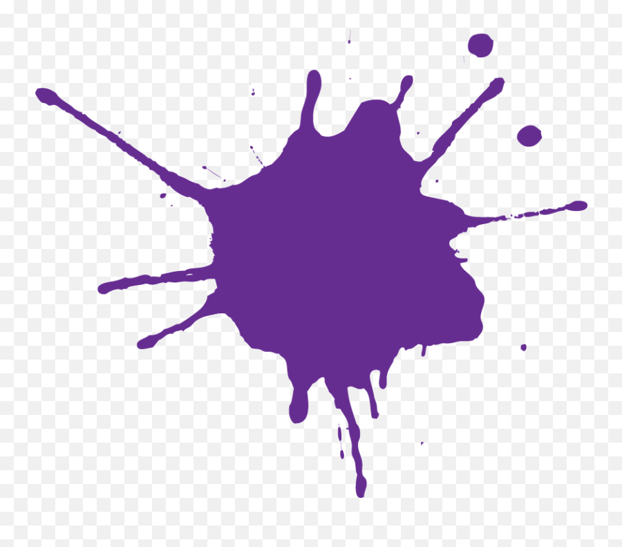 Splatter Png Images - Transparent Purple Paint Splatter Png,Paint Splatter Png